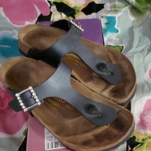 Papillio  Gizeh Black Crystal Buckle EU 37